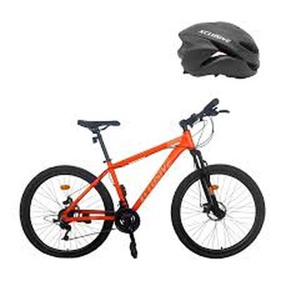 XCLUSIVE - BICICLETA ALUMINIO ARO 29 RG FRENO DISCO HIDRAULICO + CASCO MTB L