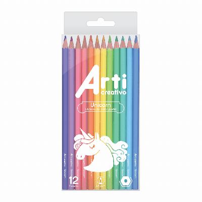 ARTI CREATIVO LAPICES DE COLOR PASTEL UNICORN TAC1912