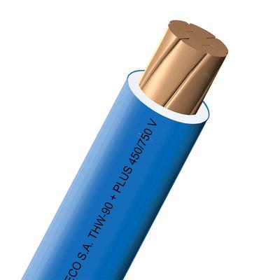 CABLE INDECO THW-90 PLUS 450/750V 10 AWG AZUL 100M (INDECO-THW90PLUS-10AWG-AZUL-100M)