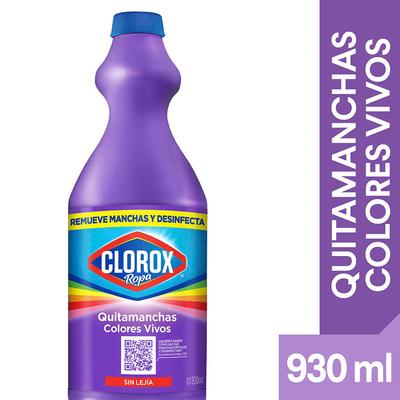 CLOROX QUITAMANCHAS COLORES VIVOS 930ML