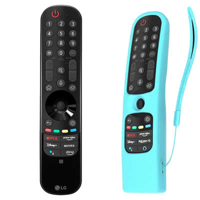 CONTROL REMOTO LG AKB76040004 MAGIC REMOTE MR22GN CON FUNDA CELESTE (AKB76040004)