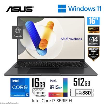 LAPTOP ASUS VIVOBOOK 16 I7-12700H 16GB-512GB SSD (VIVOBOOK 16)