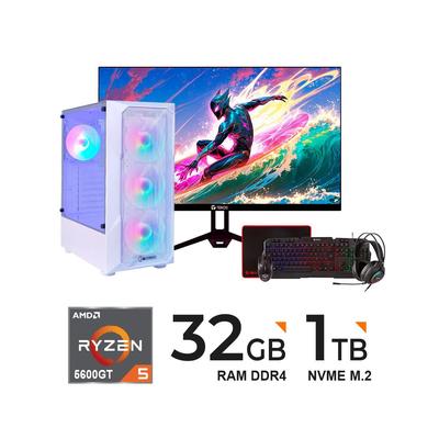 PC GAMER AMD RYZEN 5 5600GT 32GB RAM 1TB SSD MONITOR FHD 23.8"