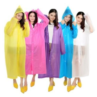 PONCHO PARA LLUVIA LIGERO IMPERMEABLE CON CAPUCHA Y BOTONES VERDE