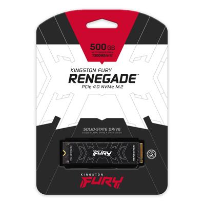 SSD KINGSTON FURY RENEGADE 500GB NVME PCIE 4.0 X4 M.2 2280 (KF-RGN-500GB)