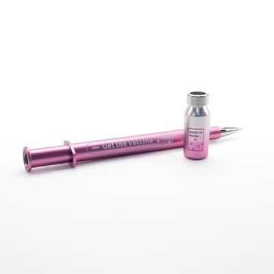 ZR MEDIC ROMPE AMPOLLA TIPO LAPICERO LED ESTILO METALIZADO FUCSIA