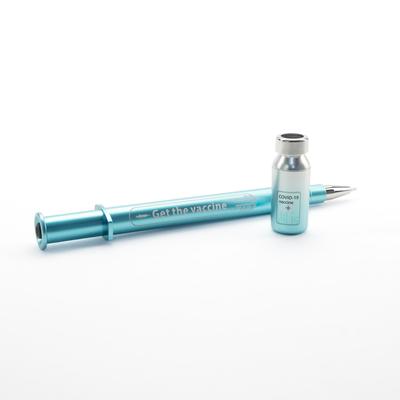 ZR MEDIC ROMPE AMPOLLA TIPO LAPICERO LED ESTILO METALIZADO TURQUESA