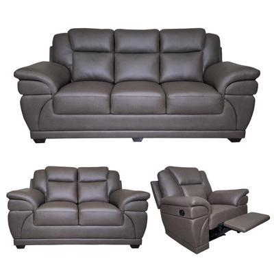 AAA MULTISERVICES JUEGO DE SALA BRUNO 3-2-RECLINABLE CHOCOLATE
