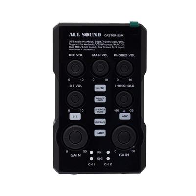 ALL SOUND INTERFAZ DE AUDIO DIGITAL OTG 2 CANALES CASTER-2MX