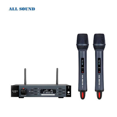 ALL SOUND MICROFONO INALAMBRICO PROFESIONAL UHF SERIE MT-LN7 KARAOKE