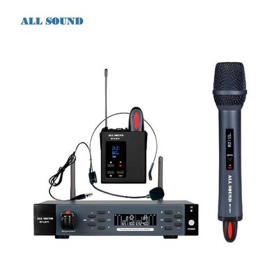 ALL SOUND MICROFONO PROFESIONAL PARA EVENTOS SERIE MT-LN7V DUAL