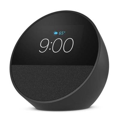 AMAZON PARLANTE ECHO SPOT (2024) CON PANTALLA ALEXA BLACK