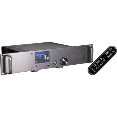 AMPLIFICADOR DE AURICULARES LINEA REFERENCIA BENCHMARK HPA4 RACKMOUNT CON CONTROL REMOTO PLATA