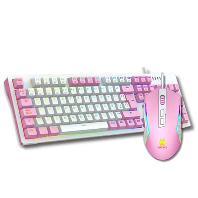 ANTRYX KIT GAMER TECLADO MECANICO Y MOUSE GC-5400 SWITCH AZUL