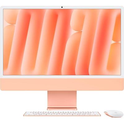 APPLE IMAC M4 CHIP WITH 10-CORE CPU AND GPU ORANGE / 16GB Y 256GB 2024 CON