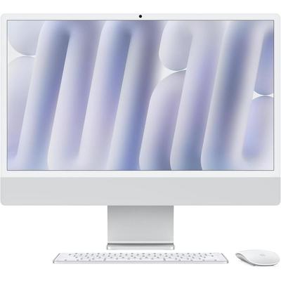 APPLE IMAC M4 CHIP WITH 10-CORE CPU AND GPU SILVER / 16GB Y 512GB MWUV3LL/A