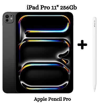 APPLE IPAD PRO 11" WIFI CHIP M4 256GB SPACE BLACK + PENCIL