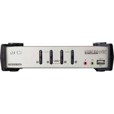ATEN SWITCH KVMP CS1734B DE 4 PUERTOS USB 2.0 CON OSD