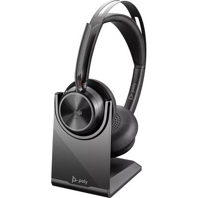AURICULARES BLUETOOTH ESTEREO POLY VOYAGER FOCUS 2 UC CONECTIVIDAD USB-A Y 51 MICROFONO