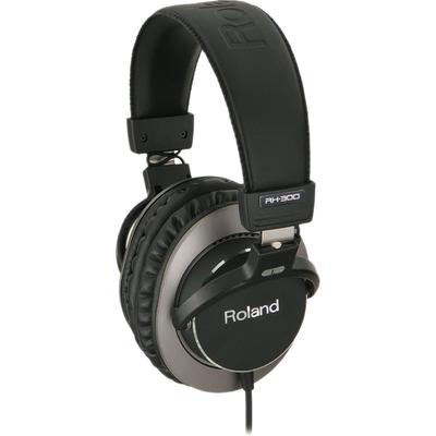 AURICULARES DE ESTUDIO CIRCUMAURALES ROLAND RH-300 CON CONTROLADORES NEODIMIO 45MM Y RESPUESTA