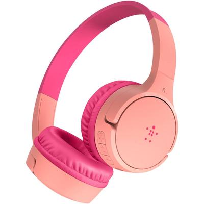 AURICULARES INALAMBRICOS BELKIN SOUNDFORM MINI ON-EAR PARA NIÑOS ROSA PROTECCION AUDITIVA CONTR