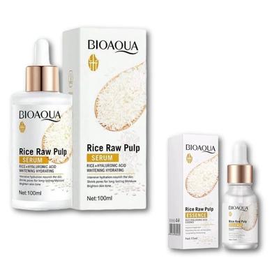 BIOAQUA PACK SERUM DE ARROZ CON ÁCIDO HIALURONICO 100ML Y 15ML
