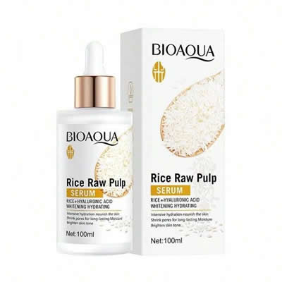 BIOAQUA SERUM ARROZ CON ÁCIDO HIALURONICO 100ML + PROTECTOR SOLAR SPF90 100ML