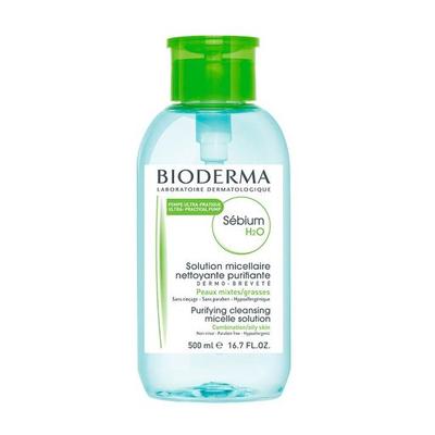 BIODERMA SOLUCION MICELAR SEBIUM H2O PARA PIELES MIXTAS Y GRASA 500 ML