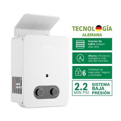 BOSCH TERMA A GAS BAJA PRESION + KIT VITAL GN 5.5L