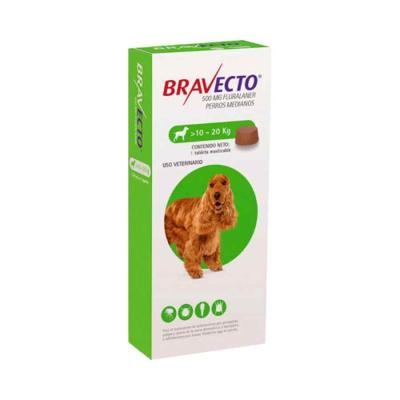 BRAVECTO ANTIPULGAS PARA PERROS DE 10 A 20 KG