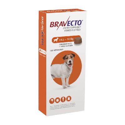 BRAVECTO - ANTIPULGAS BRAVECTO PARA PERROS 4.5 - 10 KG