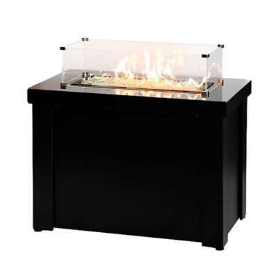 BRITEC ESTUFA A GAS EXTERIOR MODELO HAWAI DE 14000W NEGRO MATE