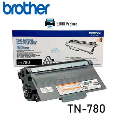 BROTHER TONER TN780 NEGRO ORIGINAL TN-780 HL-6180 MFC-8950DW
