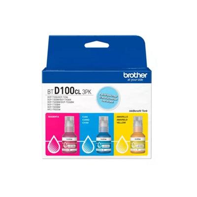 BROTHER TRIPACK DE TINTAS BTD100CL 3PK COLORES PACK X 3