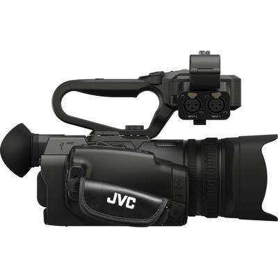 CAMARA DE STREAMING JVC GY HM250SP UHD 4K CON SUPERPOSICIONES DEPORTIVAS EN HD