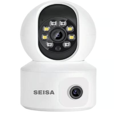 CAMARA SEISA IPC-ZAS05 SEGURIDAD DOBLE LENTE GIRO360 INTERCOMUNICADOR VOZ