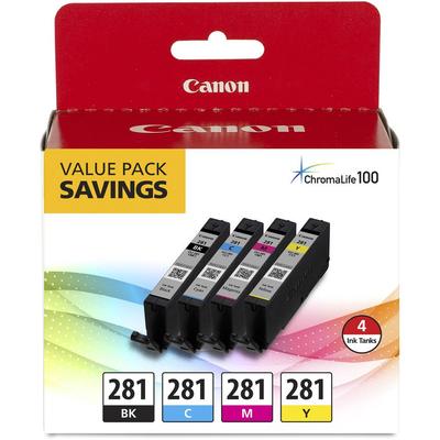 CANON PAQUETE DE VALOR TANQUES TINTA 4 COLORES CLI 281 BKCMY CLI-281