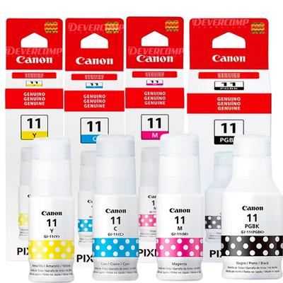 CANON TINTA GI-11 NEGRO PACK Y COLORES