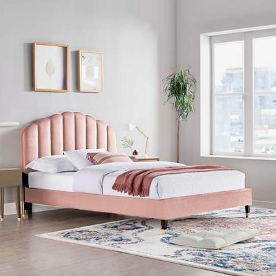 CASAVELI DECORS CAMA TAPIZADA MARMARIS 2 PLAZAS ROSA