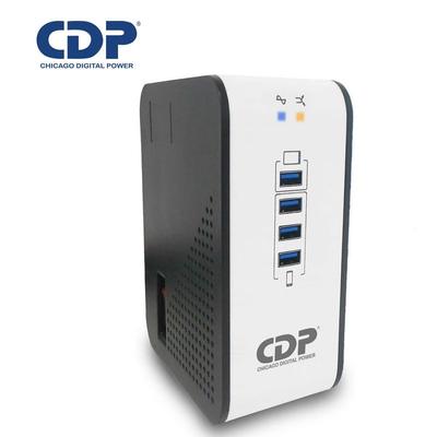 CDP ESTABILIZADOR R2CU-AVR1008I 1000VA/720W 8 SALIDAS 4 PORT USB