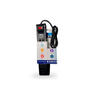 CDP SUPRESOR DE PICOS R-SS6I 6 TOMAS 220V NEGRO