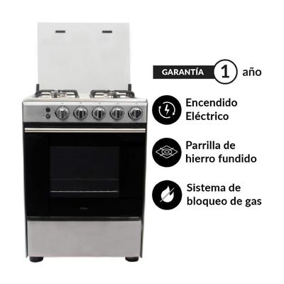 COCINA DE PIE A GAS NATURAL 24 CLASS60 FDV 4 HORNILLAS EXPERT 76