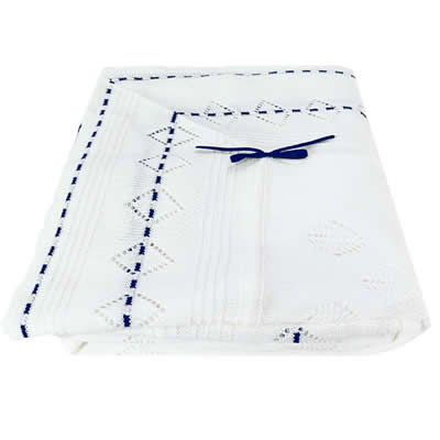 COLCHA ALGODON MULTICOLOR BEBE HILO TACTO