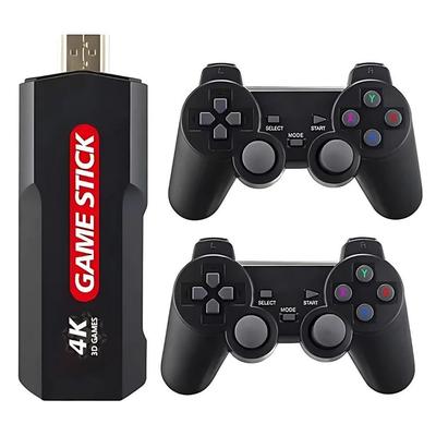 CONSOLA DE JUEGOS RETRO 4K 30000 JUEGOS 3D GAME STICK 2 MANDOS X2