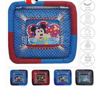 CORRAL CON RUEDAS PARA BEBES ACOLCHADO LONA NIÑO