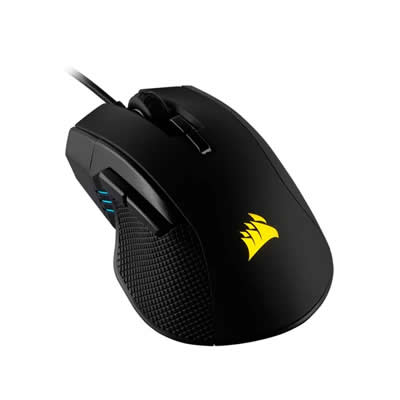 CORSAIR MOUSE GAMER CH-9307011-NA NEGRO OPTICO IRONCLAW RGB 18 000 DPI 7 BOTONES