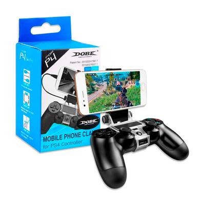 DOBE SOPORTE DE CELULAR PARA MANDO PS4 DUALSHOCK 4 FAT SLIM PRO