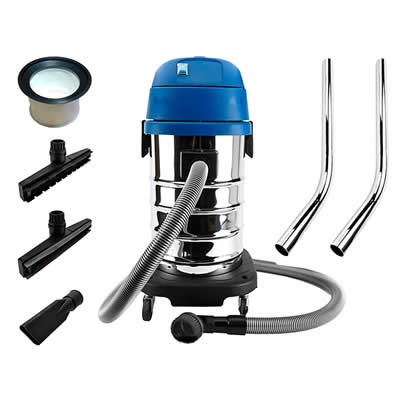DONGCHENG ASPIRADORA INDUSTRIAL DE POLVO Y AGUA CARWASH SOLAQUEO 1200W 30 LITROS DVC30