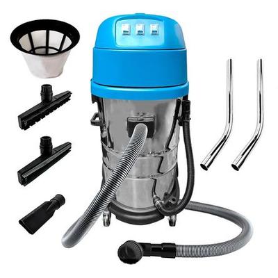 DONGCHENG ASPIRADORA INDUSTRIAL POLVO Y AGUA 3200W 80 LITROS 3 MOTORES DVC80