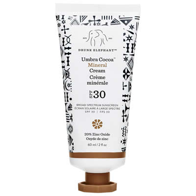 DRUNK ELEPHANT PROTECTOR SOLAR FACIAL CON COLOR UMBRA 100 MINERAL CREAM SPF 30 PA 60 ML
